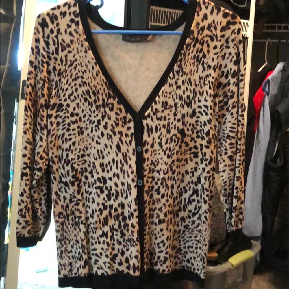 THE LIMITED Leopard print cardigan
